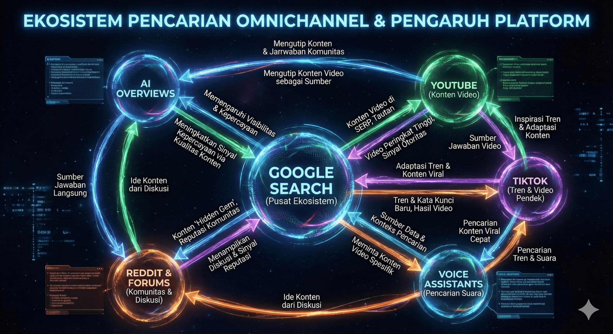 Pencarian Multimodal & Omnichannel: SEO di Setiap Platform