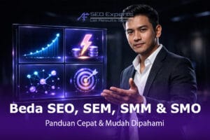 Beda SEO, SEM, SMM & SMO: Panduan Cepat & Mudah Dipahami