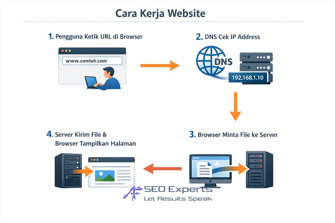 Bagaimana Cara Kerja Website? Dari Klik Hingga Tampil di Layar Anda