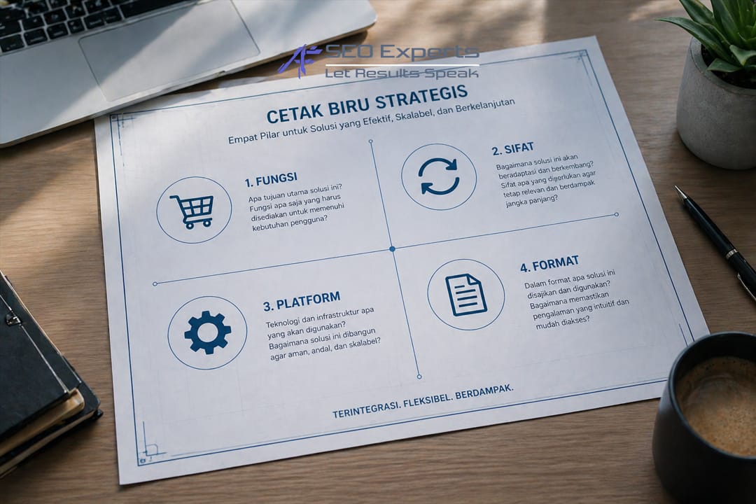 Empat lensa utama untuk memilih jenis-jenis website yang tepat sesuai kebutuhan bisnis.