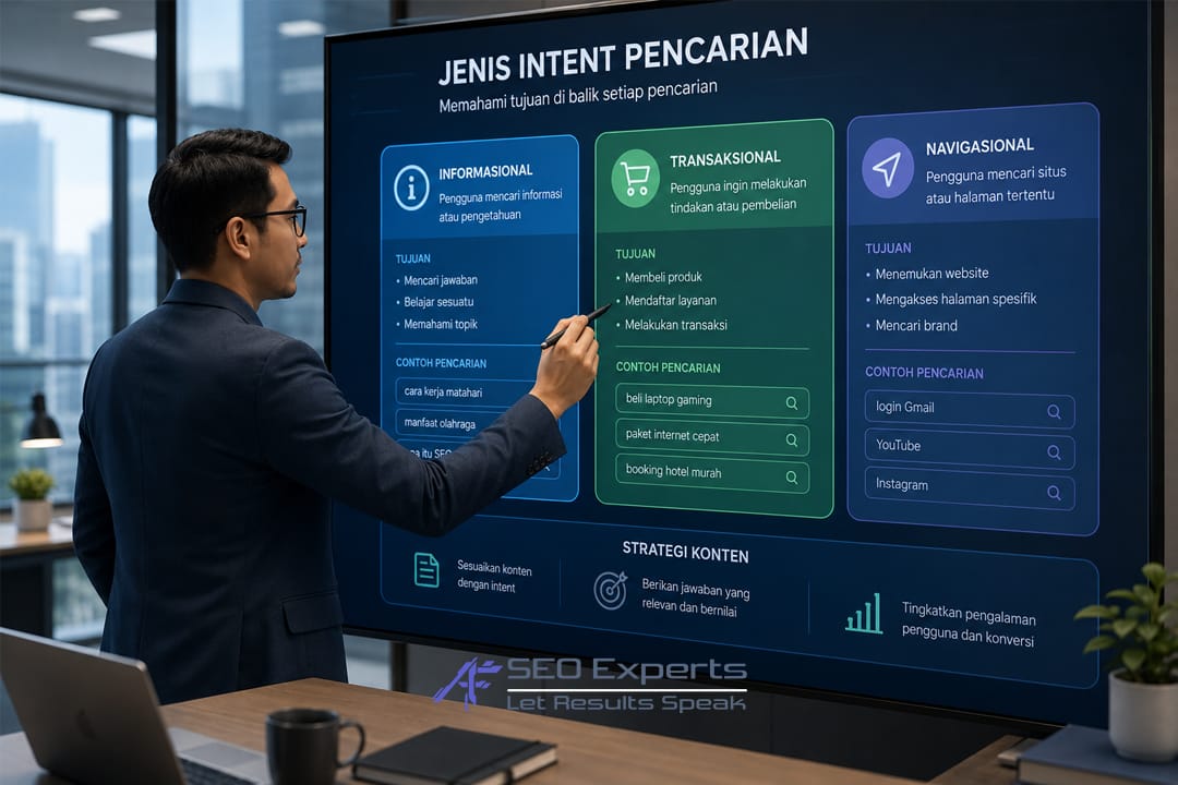 Penyesuaian gaya bahasa meta description berdasarkan search intent user