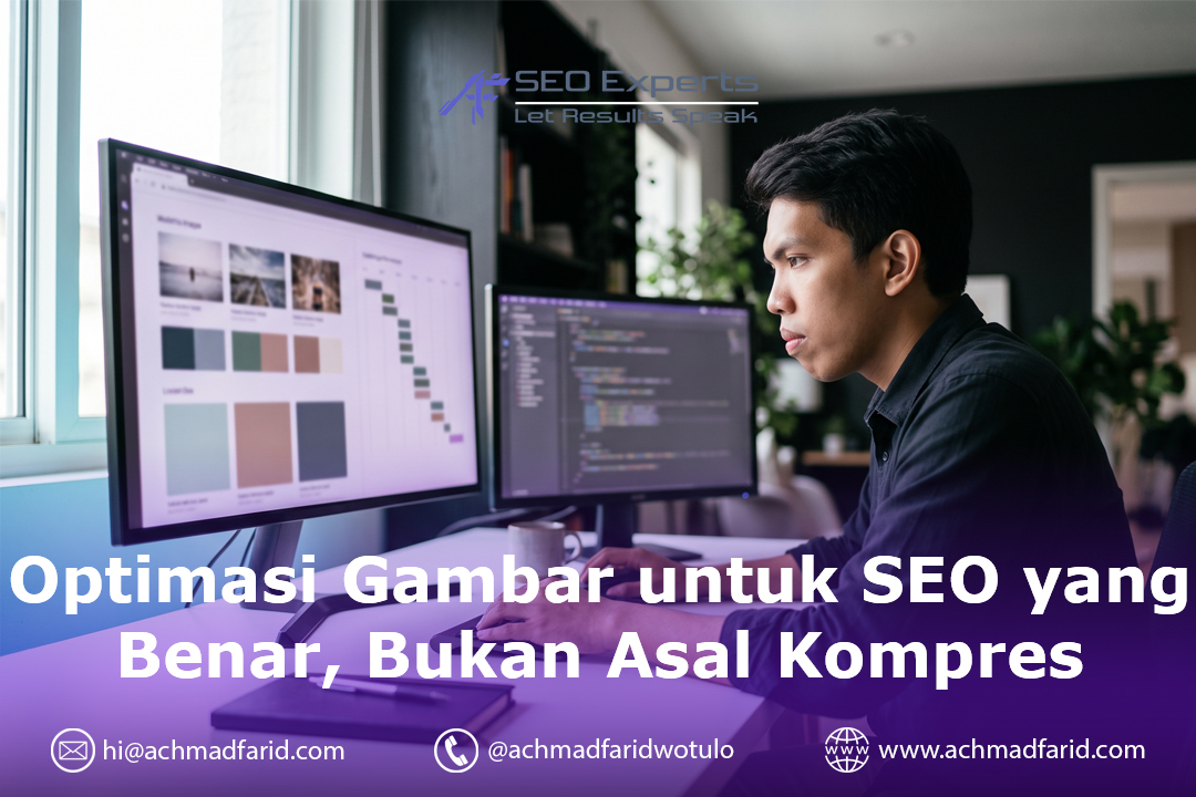 Optimasi Gambar untuk SEO: Panduan Praktisi dari Kompresi sampai Pencarian AI